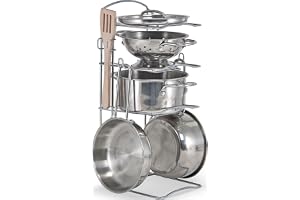 Melissa & Doug Pots & Pans Set | Pretend Play | Play Food