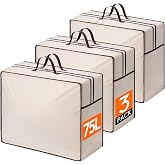 Lifewit Clothes Storage Bags, Wardrobe Storage, Moving Bags, Stackable Closet Organizer, Clothes Storage, Quilts, Quilts, 75