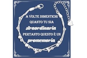 Cheerslife Regali Di Ispirazione Per Donne - Bracciale In Argento Con Farfalla E Perline Per Donne Bracciale A Catena Regalo Per Donna Ragazze Adolescenti Amici Sorelle Moglie Mamma Figlia