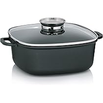 Serveerpan Antiaanbaklaag Gegoten Aluminium 5mm 5 L Diameter 32 Cm Inductiekookplaten Kerros Zwart Grote Maat 5 Liter