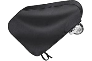 KieTeiiK Universal Waterproof Caravans Tow Hitch Black Cover Waterproof Hitch Cover Tow Bar Cover For Trailers RVs Drawbar Cover