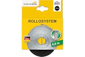 Schellenberg Mini 46007 Roller Shutter Belt 14 mm/6 m/Black
