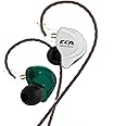 CCA C10 High-Performance in-Ear Monitor,HiFi 1DD 4BA Hybrid Five Drivers in-Ear Earphone,Zinc Alloy Shell+Resin Cavity Wired Earbuds with 0.75mm 2 Pin Gold Plated Detachable Cable(Gyan, no mic)…