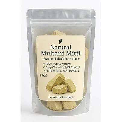 NATURENEST Pure and Natural Multani Mitti Stone (2 Kg