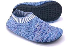 Dream Bridge Kids Slipper Socks AntiSlip Knit Sock Slippers for Boys Girls Indoor Outdoor Socks with Rubber Bottom Sole