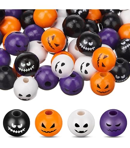 Halloween Perlen Set - 2086 Stück Schmuck Bastelzubehör