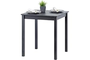‎HAGGE HOME hagge home Esstisch Holz Esszimmertisch Kleiner Küchentisch 70x70 Esszimmertische Esstisch Klein Holztisch Esszimmer Esstische Tisch Esszimmer Dining Table Kitchen Table Kleiner Esstisch Schwarz