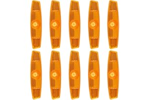 DDKY Catarifrangente Bici,Catarifrangente,Catarifrangenti Raggi Ruota Bici,Catarifrangente per Bici,10 Pezzi, migliorano la Sicurezza Stradale, Si Adattano alla Maggior Parte delle Bici