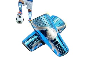 ARESVRGO ZMXW Espinilleras niño Futbol,Equipo de Protección para la Pantorrilla Transpirable para Niños de 6 a 12 Años, Niñas, Niños, Adolescentes.