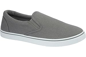 MBN Mens Slip On Canvas Espadrilles Deck Plimsolls Trainers Pumps Casual Shoes