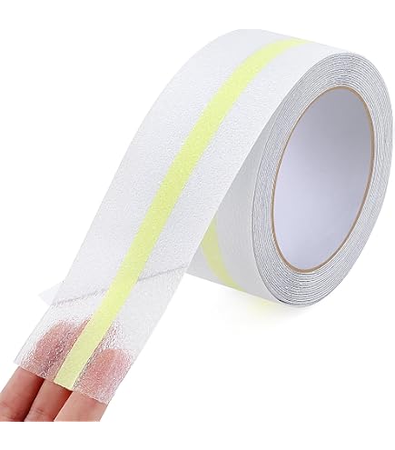 Ruban Adhésif Phosphorescent Antidérapant - Brille Dans Le Noir 5 Cm X 5 M - Sécurité Escaliers, Portes - Intérieur/extérieur - 2