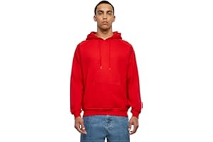 Urban Classics Blank Hoodie Uomo Felpa con Cappuccio Grigio Scuro Regular