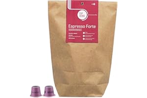 ‎CUP VERDE CUP VERDE – 100 Espresso Forte Kaffeekapseln Nespresso* kompatibel/extra aromatisch/Nachhaltig - Klimaneutral – fair gehandelt - schonend geröstet