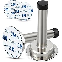 WEIDEBACH&reg; 12 Fermaporta Da Parete, 40 X 9 Mm, Autoadesivo, Tampone