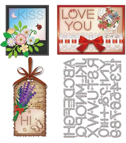 XMZZMX Matrices De Découpe En Métal Chiffres Arabes 0 ~ 9 Pour La