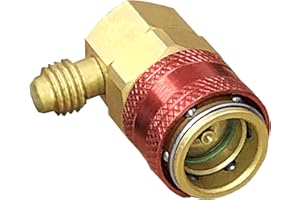 AIRCONTOPUP.COM Renault High Side / Low Side Air Con Port Adaptor R134 to Trade Manifold (Screw)