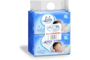 ‎STELLA PACK LULA Chusteczki nawilżane z PANTENOLEM 72szt 3szt + 1szt gratis
