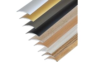 Dalsys övergångsprofil självhäftande 100cm x 60mm avjämningsprofil av aluminium, lämplig för bland annat kakel, laminat och p