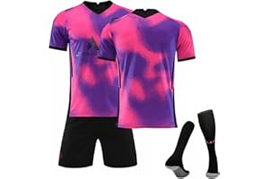 YUZOLEE PSG Kits Kids/Aldult Football Kit PSG Football Strip for Boys Girls 2023/24 Paris Soccer Jersey for Men Women No 7,No 10,No 30 Football Kits for Children, Birthday Gifts