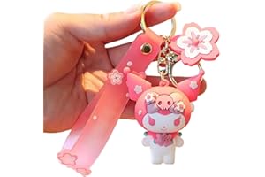 TTDCQQID Keychain Cute, Porte Clé Kawaii, Porte Clef Anime, Pendentif Porte-clés pour Enfants Fille, Porte-clés Accessoires de Sac, Accessoires de Sac pour Enfants et Adultes