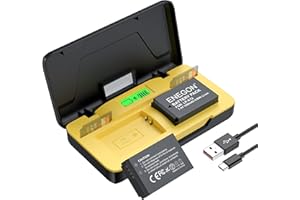 ENEGON LP-E12 AKKU 20W Dual Storage Schnellladegerät Set (2X 1200mAh) für Canon EOS M50 Mark II, 1200D,100D, M50, EOS M, M2, M10, M100, M200, Kiss X7, PowerShot SX70 HS,