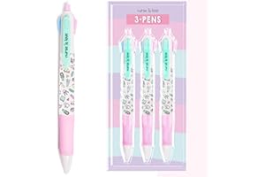 Nurse is Love 3 uds Boligrafos de Colores para Enfermera - Bolis de Tinta Suave multicolor Ideal para Notas - Regalos Enfermera Original ajusta con Lanyard Enfermera