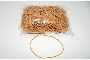 Progom - Elastici in gomma - biondo - 120 mm x 1,7 mm - bustina 100 g