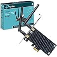 TP-Link AC1300 Wireless Dual Band PCI Express Wi-Fi Adapter, with two Antennas, PCI-E Network Interface Card for Desktop, Heat Sink for Better Stability, Easy to Install (Archer T6E)