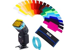 Selens, confezione da 3 gelatine universali elasticizzate e colorate per flash, filtri accessori per studio fotografico