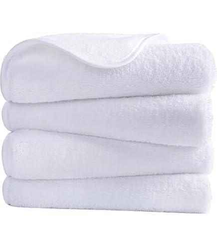 Serviettes Jetables Enki 56gsm - Blanc 40x80cm, Lot De 50