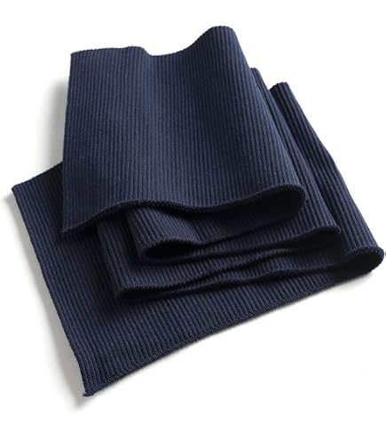 Strick-Bündchen Stoff 8x9 Cm – Rippenbündchen Zum Nähen Für Ärmel & Hosenbeine