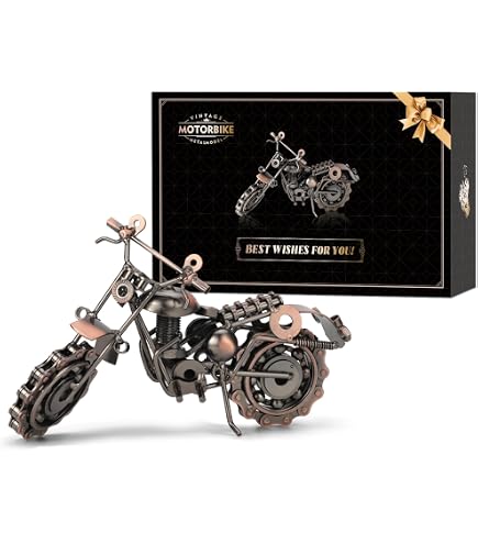 Biglietto Di Compleanno Per Papà Con Motocicletta Harley Davidson – Old English Company, 127x178mm, FSC, Fatto In Inghilterra