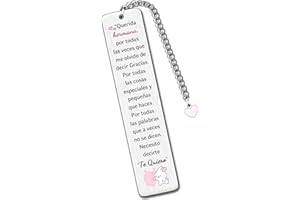 HZBLAZ Hermanas De Libro Marcadores Regalo Graduación Inspirador Ir A La Universidad Alentar Recuerdo Regalo Cumpleaños Navidad Adolescentes Distancia Acompañar Regreso Presentar Los Mejores Deseos Accesorio