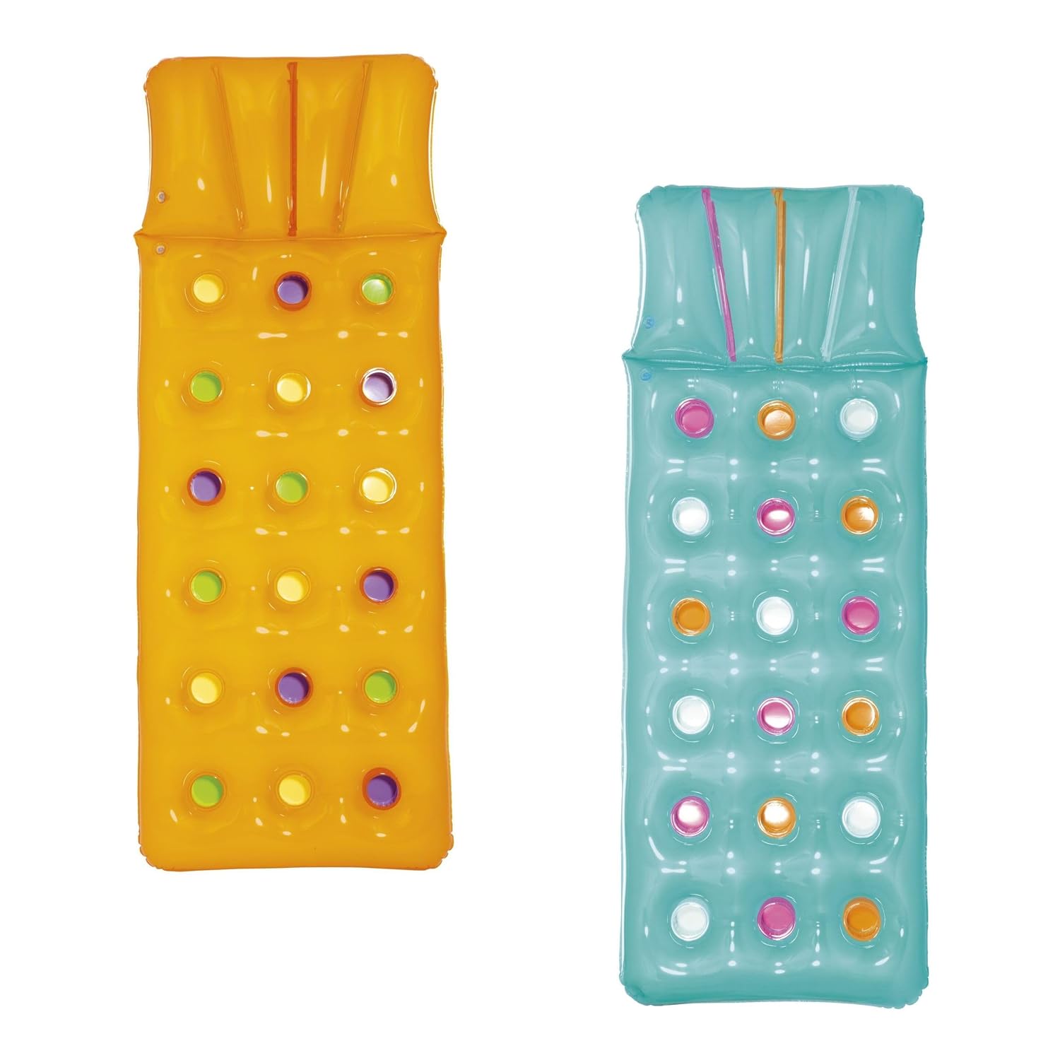 Bestway 43014-2 Materassino Gonfiabile Fashion, Multicolore, 188 x 71 cm