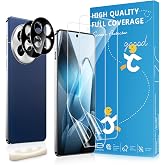 WILLONE Screen Protector for Oneplus 13 5G, 2 Pieces Protective Film with 2 x Camera Lens Protector, Self-Repairing, Compatib