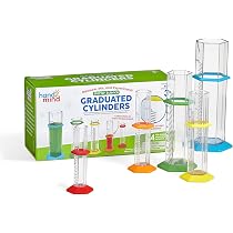 Set De Matériel De Laboratoire - 5 Béchers, 5 Cylindres Gradués, 5 Pipettes, Tubes Et Brosse