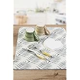 HAMUR Bulaşık Kurutma Matı 42X50 cm Pedi Kurulama Bezi &Ouml;rt&uuml;s&uuml; MF-075