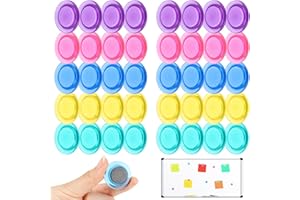 ENCURYNA magnes, silne przezroczyste magnesy na tablicę magnetyczną, do rzemiosła, klasy, biura, fotografii, papieru