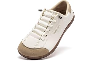 HOBIBEAR Womens Mens Wide Minimalist Barefoot Fashion Trainers Zero Drop Shoes