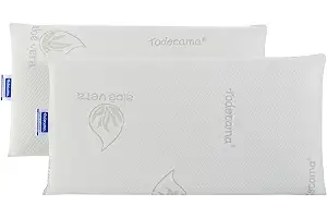 Todocama Almohada viscoelástica Aloe Vera (Pack de 2 Unidades - 70 cm)
