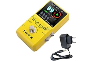 GENERISCH Nux Loop Core Stereo Effektgerät Looper-Pedal für Gitarre und Bass + keepdrum Netzteil