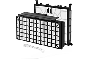 ISINLIVE Ersatzfilter Zubehör für Siemens Staubsauger Q5.0 extreme silencePower VSQ5X1230, 1 Filter + 1 Motorfilter Kompatibel mit Siemens Bodenstaubsauger VZ154HFB / VZ02MSF / VSQ5X12M1