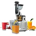 Libra Cold Pressed Whole Slow Juicer Machine | 48 RPM slow pressed juicer |240 Watts Powerful Motor for All Fruits and Vegetables | Free Recipe Book(Silver)