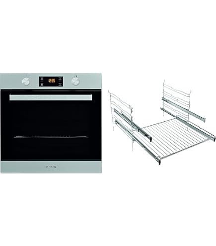 KuKoo 60cm Gastro-Konvektionsofen - Elektro Heißluftbackofen Mit Timer