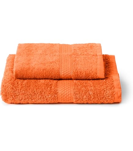 Caleffi - Minorca In Spugna 100% Morbido Cotone Idrofilo 450gsm, Lavabile In Lavatrice 40° + Asciugatrice, Coppia (55x105 Cm + Ospite 40X60 Cm) Colore MENTA