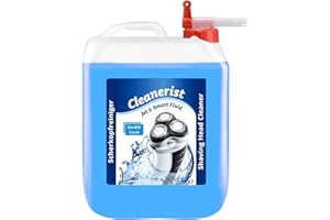 DIE SEIFENBLASE Limpiador de cabezales CleaneristJet & Smart Fluid de 5 litros en bidón de repuesto compatible con afeitadora Philips Series 5000/7000/8000/9000 con grifo de salida