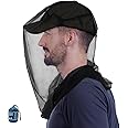 South To East Premium Midge Net for Head 1 Pack, Ultra Large & Long, Extra Fine Holes, Fly & Bug Protection Gear for Camping, Hiking, Fishing, Gardening, Safari, Fit All Hats for Men & Women