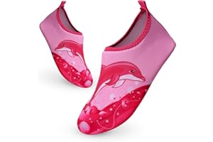 YloveM Dziecięce buty do wody chłopięce, dziewczęce, szybkoschnące buty do pływania, buty plażowe, antypoślizgowe, basen, surfing, ogród, basen, plaża