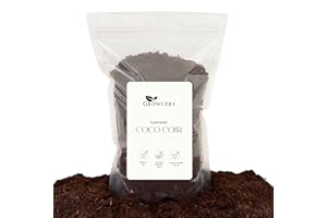 GROWCERY Coco Coir Tortoise Substrate – Natural Coco Coir Compost for Reptiles, Tortoises & Amphibians – Pet-Safe Coco Coir Bedding – Moisture-Retaining, Odour-Free, Eco-Friendly Reptile Substrate (1L)