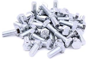 SINGULARITY SUPPLIES M5 (5mm x 16mm) Hex Bolt (Fully Threaded Setscrew) - Steel (Pack of 40)